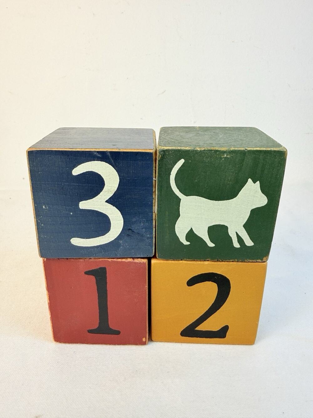 Ohio Wholesale Wooden Number Blocks Cat Country Farmhouse Decor- Read